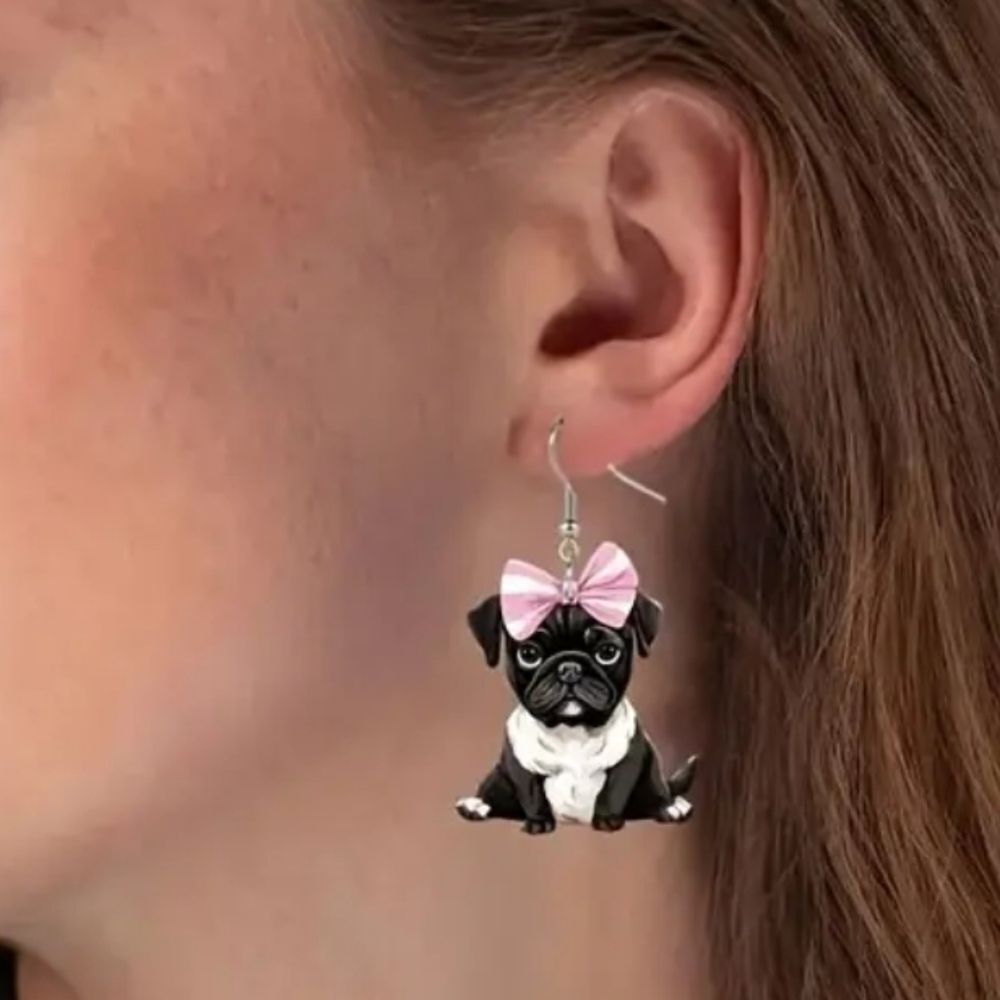 Hand crafted dangle earrings - Picture 4 of 7